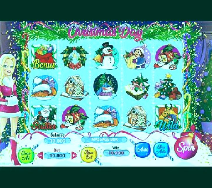 Space Christmas slot game