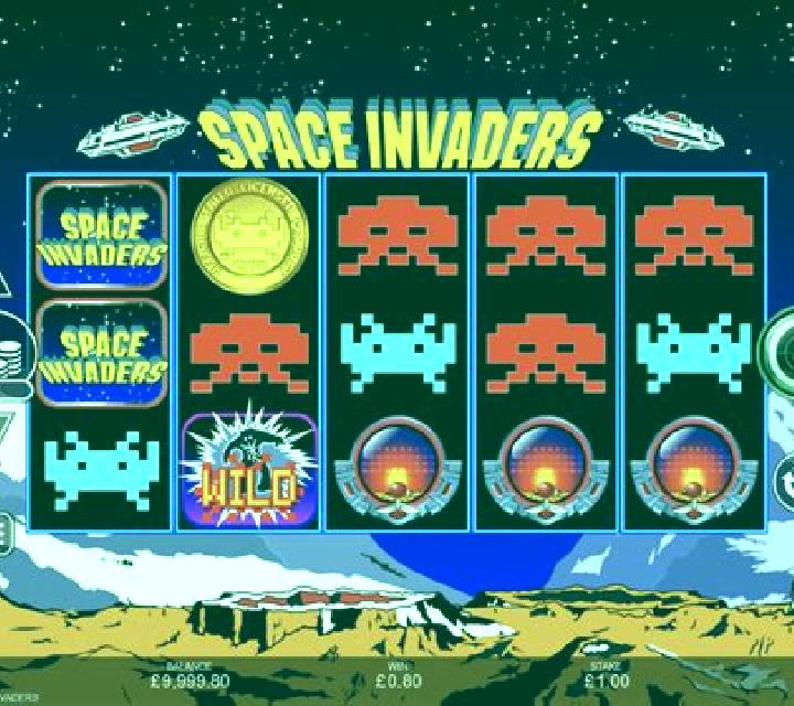 Space Invaders slot game