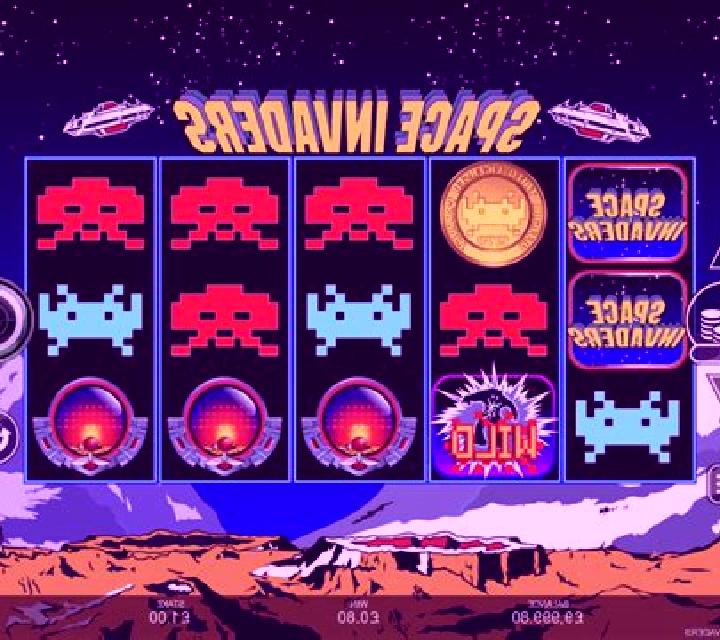 Space Invaders Win and Spin online slot