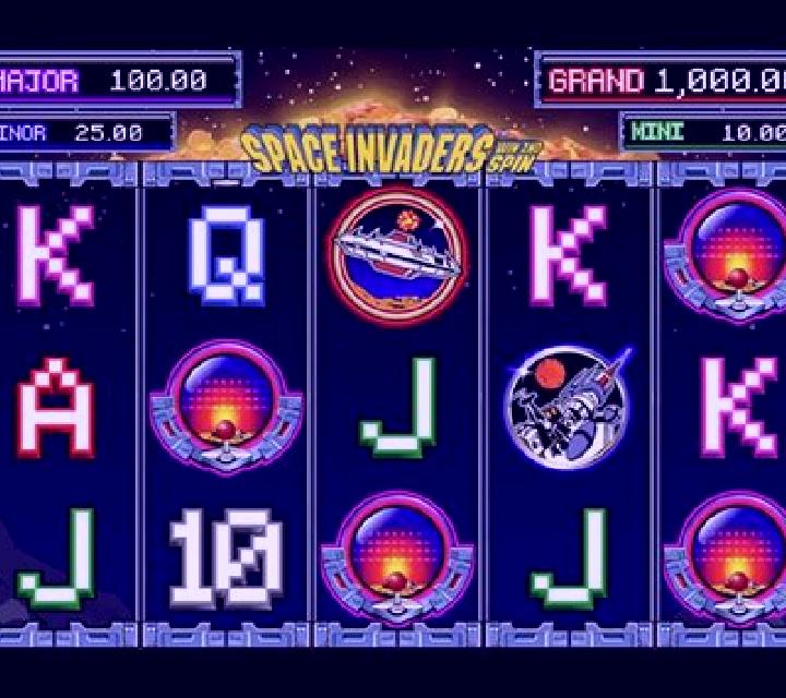 Space Invaders Win and Spin slot