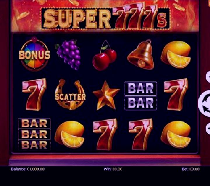 Sparkling 777s online slot