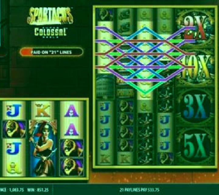 Spartacus Super Colossal Reels online slot