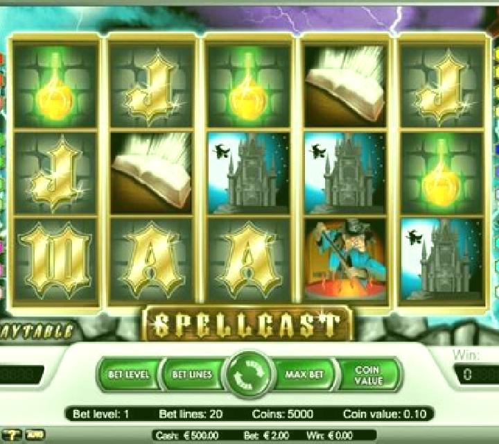 Spellcast slot game