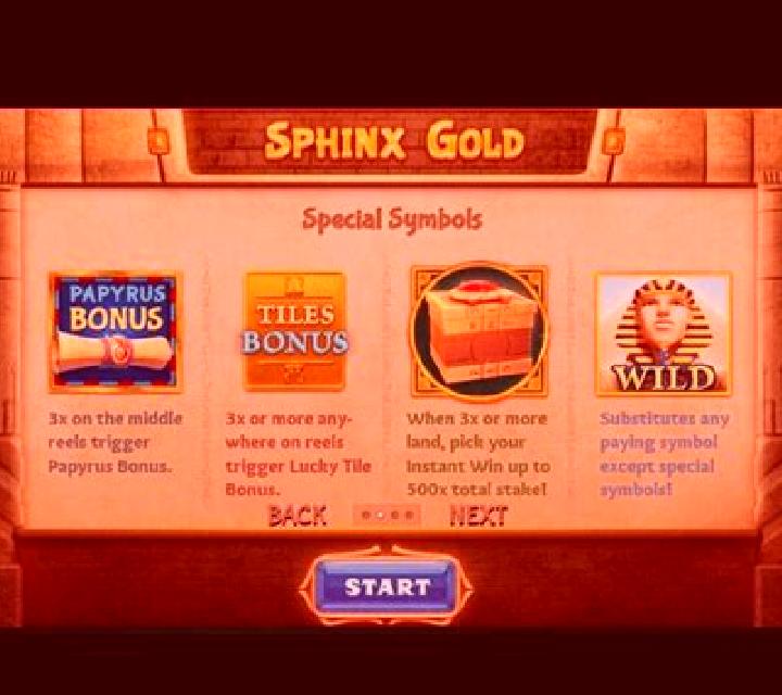 Sphinx Gold slot