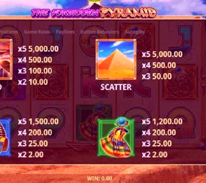 Sphinx Pyramid slot game