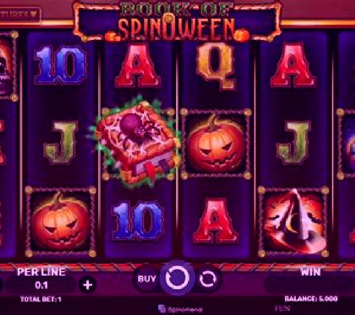 Spinoween slot machine