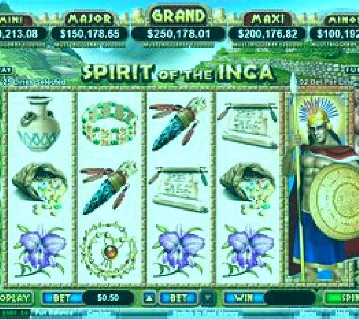 Spirit of the Inca slot machine