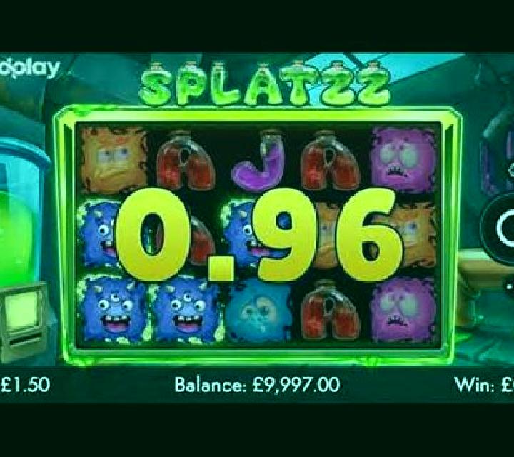 Splatzz slot game
