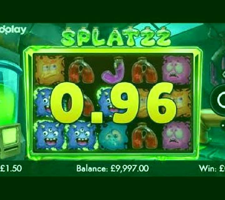 Splatzz slot machine