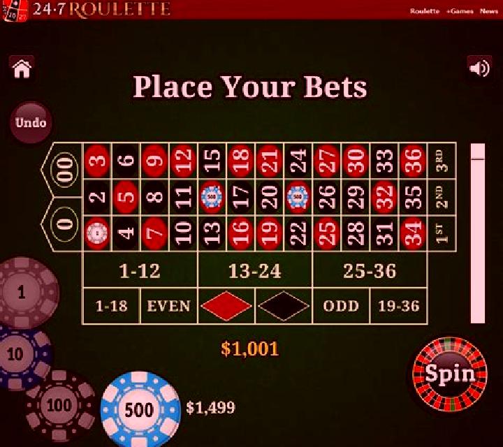 Spread Bet Roulette slot game