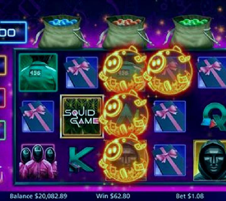 Squid Game Gganbu slot machine