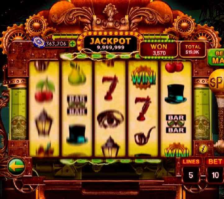 Steampunk slot