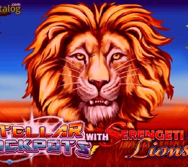 Stellar Jackpots with Serengeti Lions slot