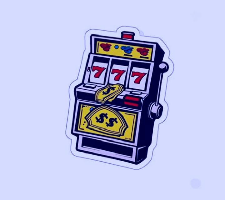 Stickers slot machine