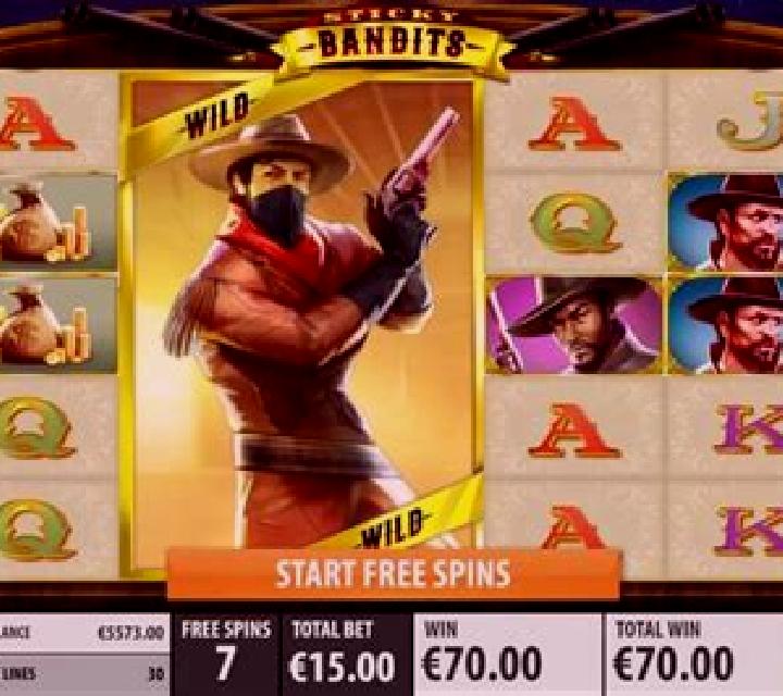Sticky Bandits slot game