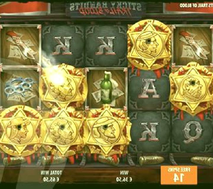 Sticky Bandits Trail of Blood slot game