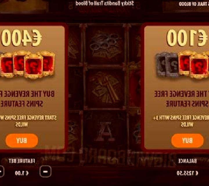 Sticky Bandits Trail of Blood slot
