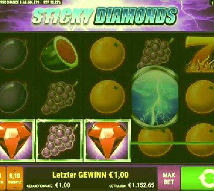 Sticky Diamonds RHFP online slot