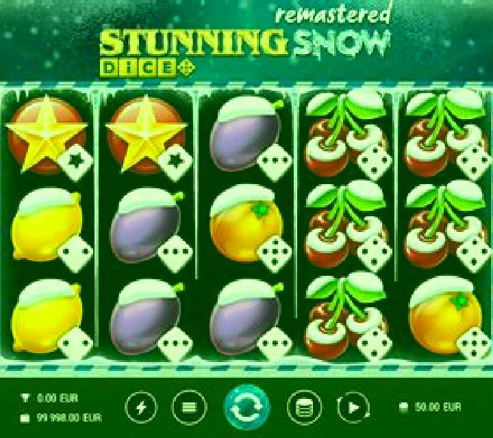 Stunning Snow Remastered Dice slot game