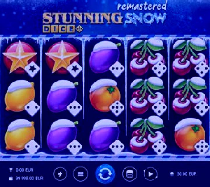 Stunning Snow Remastered Dice slot machine
