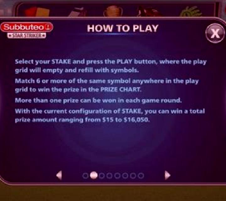 Subbuteo Star Striker slot machine