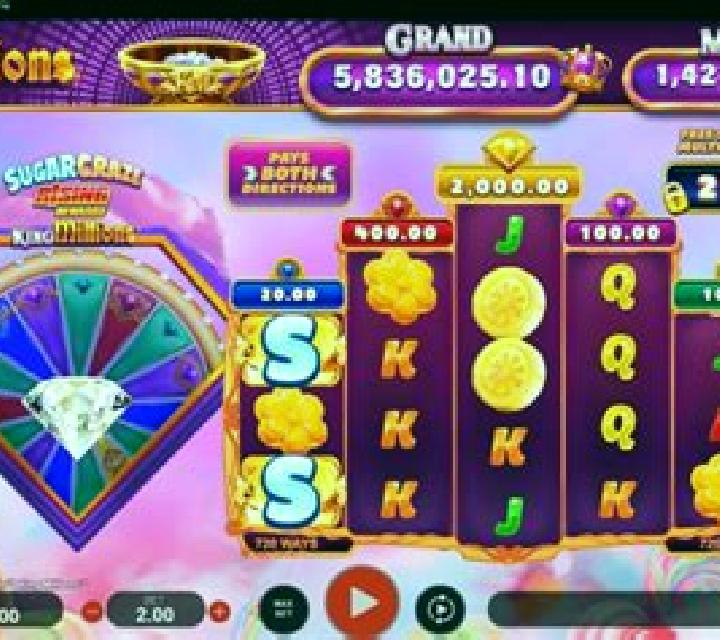 Sugar Craze Rising Rewards King Millions slot machine