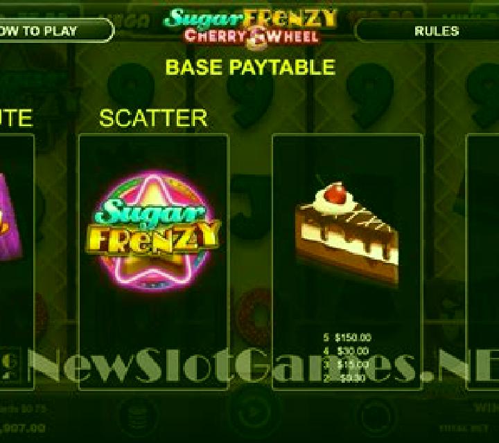 Sugar Frenzy Cherry Wheel slot