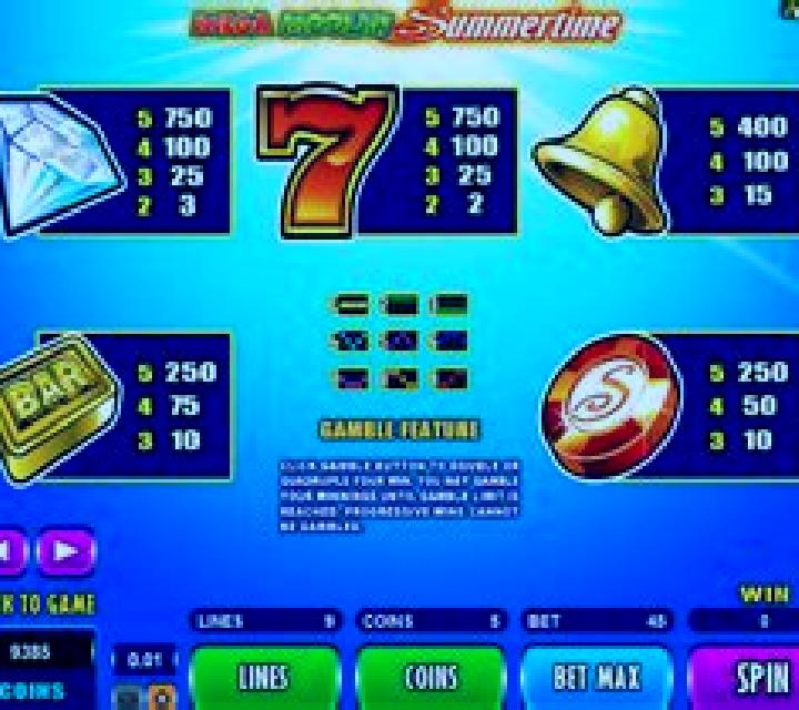 Summertime slot