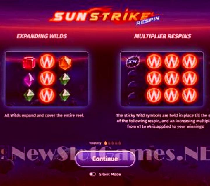 Sunstrike Respin slot