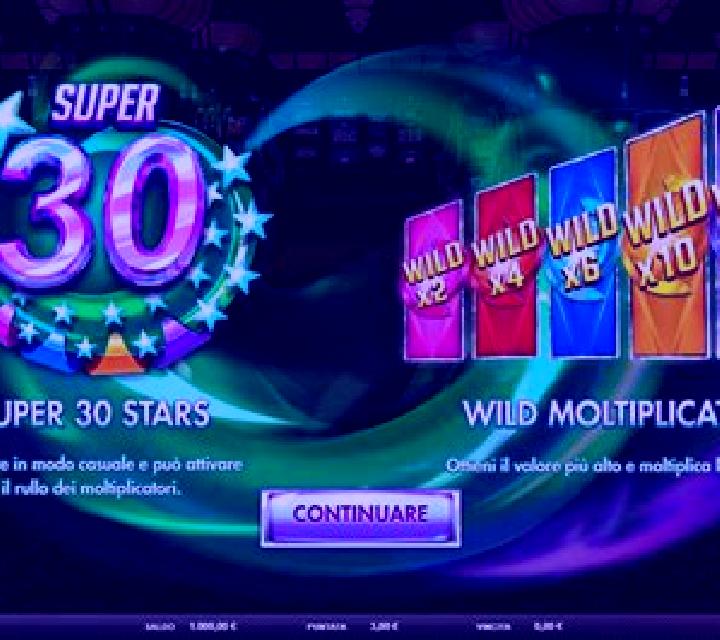 Super 30 Stars slot game