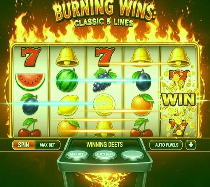 Super Burning Wins: classic 5 lines online slot