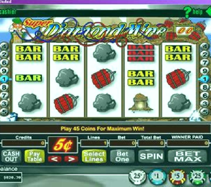 Super Diamond Mine slot machine