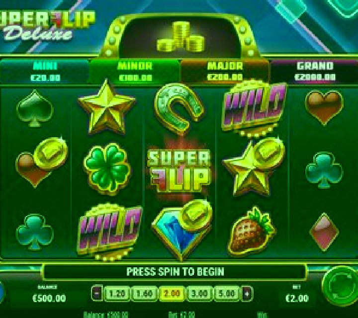 Super Flip Deluxe slot machine