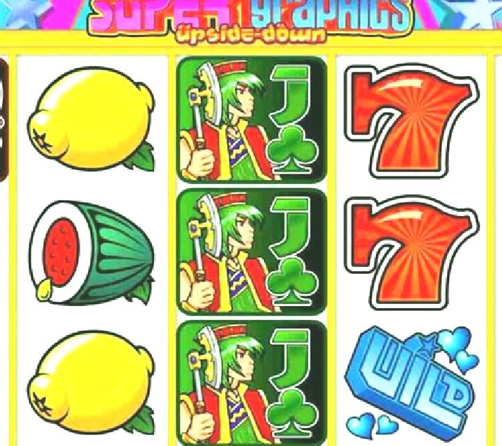 Super Graphics Upside-Down slot