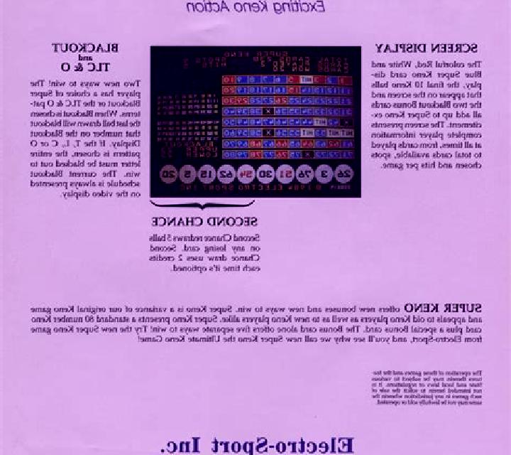 Super Keno (Genii) slot machine