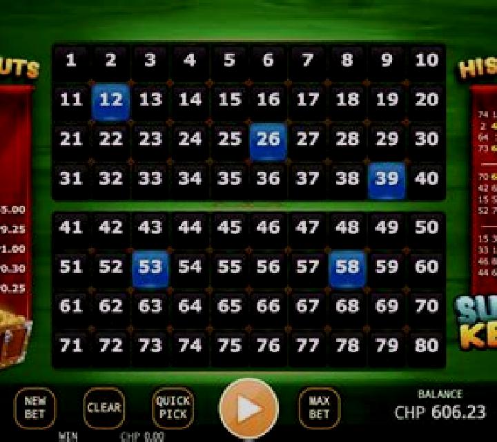 Super Keno (Tom Horn Gaming) slot machine