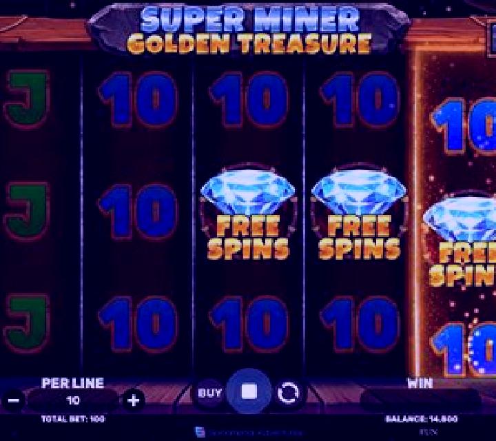 Super Miner - Diamond Frenzy slot machine