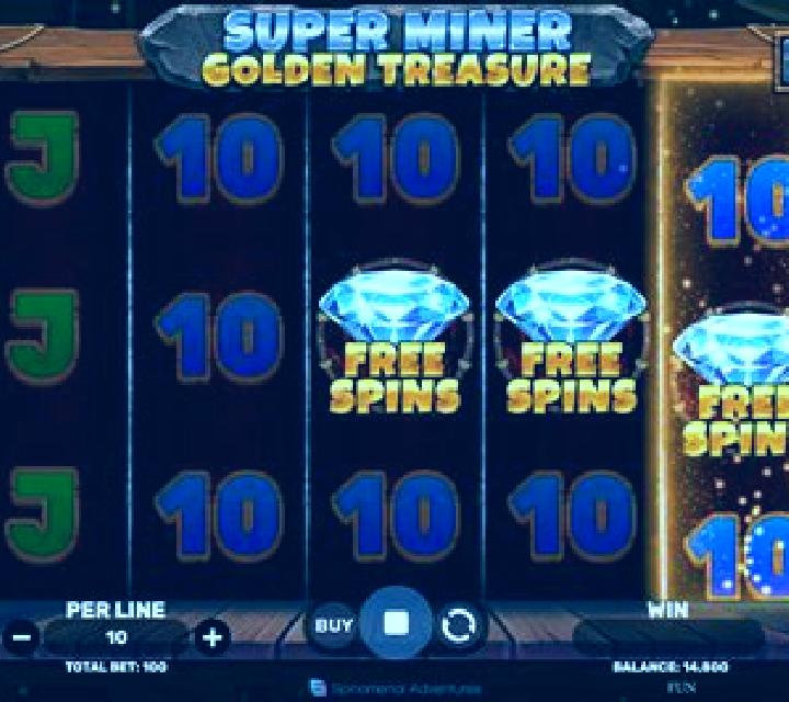 Super Miner - Magma Riches slot machine