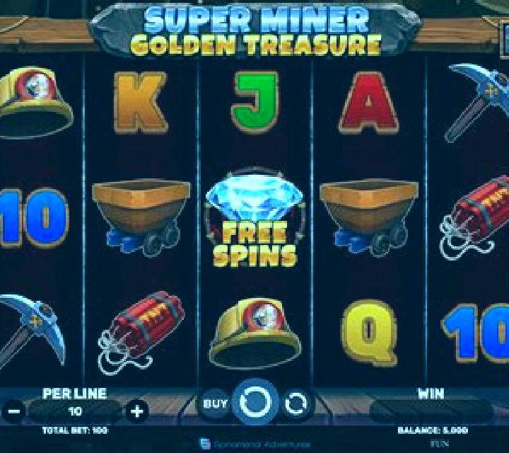 Super Miner - Mega Gems online slot