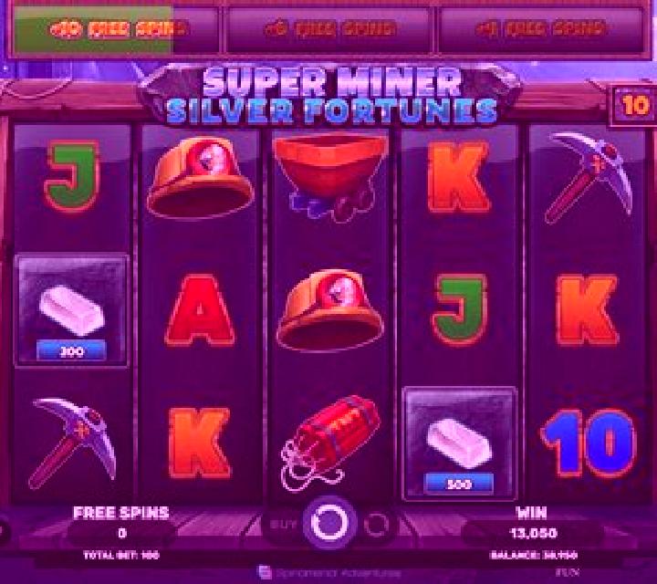 Super Miner Silver Fortunes online slot