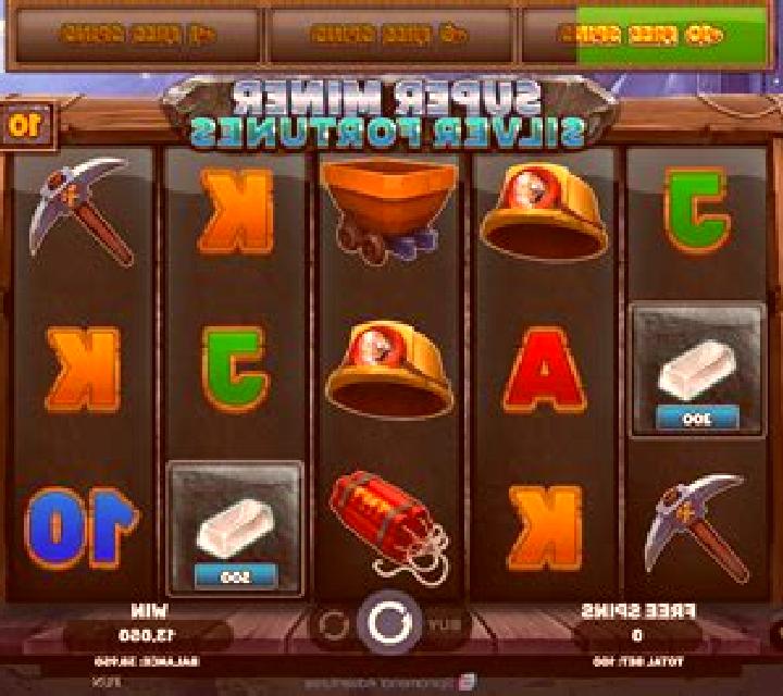Super Miner Silver Fortunes slot game