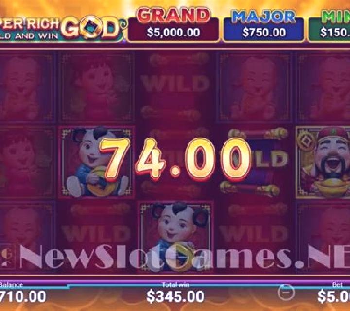Super Rich God Hold and Win slot machine