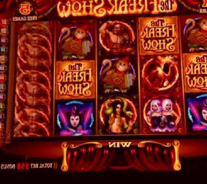 Super Spins Freakshow slot machine