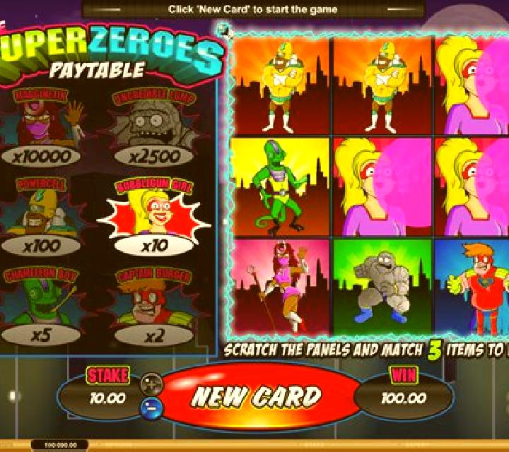 Super Zeroes slot machine