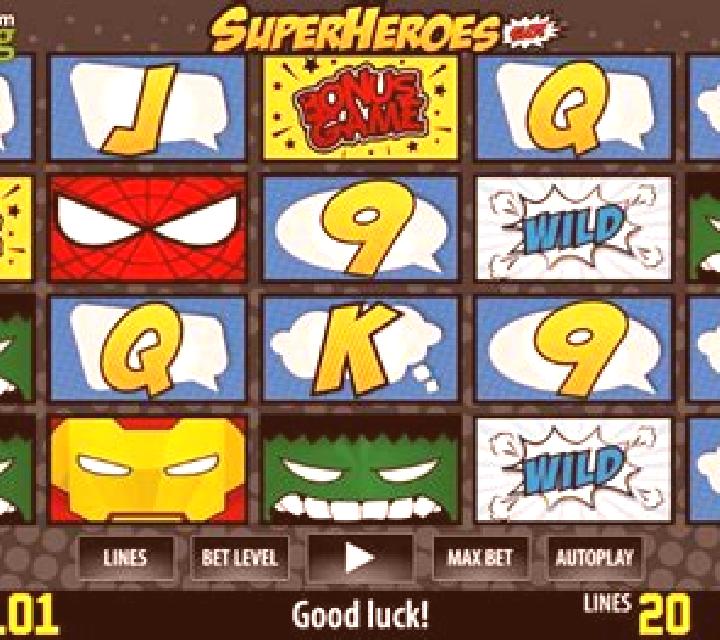 SuperHeroes HD slot