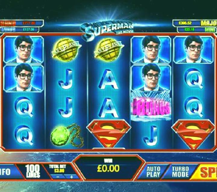 Superman II slot game