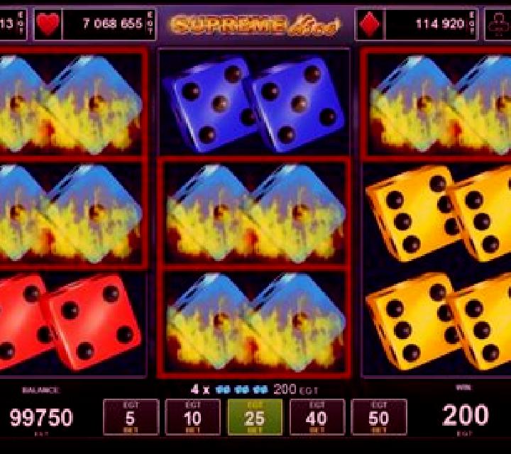 Supreme Dice slot game