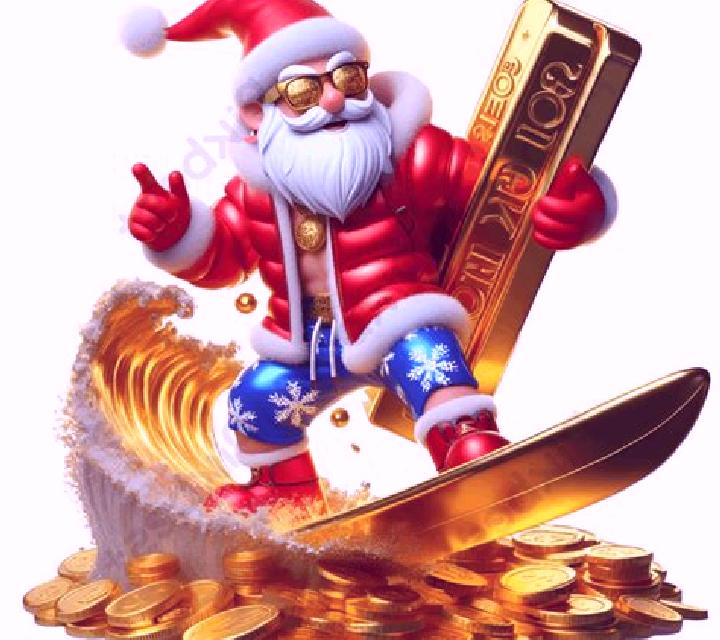 Surfin Santa slot game
