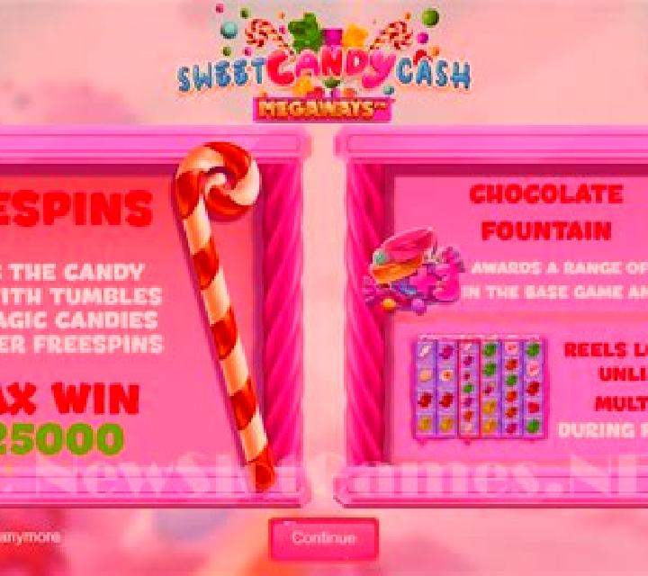 Sweet Candy Cash Megaways slot