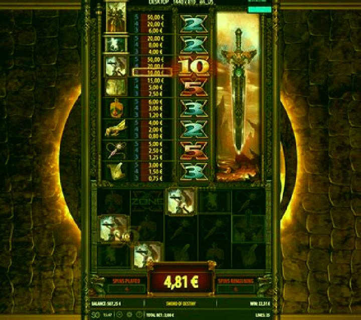 Sword of Destiny online slot